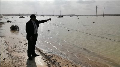 فتح طريق الحسنة نخل بوسط سيناء بعد انحسار السيول