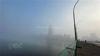 شبورة كثيفة وسحب ملبدة بالغيوم تسود الأجواء في الجيزة والقاهرة | فيديو وصور