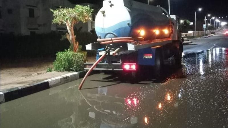 سقوط أمطار بشمال