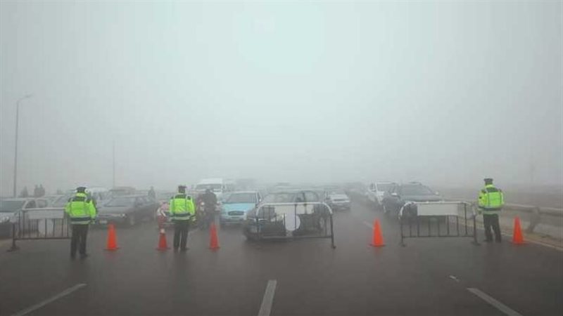 شبورة مائية على الطرق