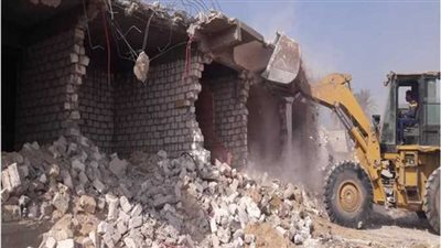 إزالة 4 بلوكات و11 حالة تعد على أراضي زراعية بـ أوسيم | فيديو