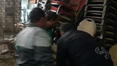  لحظة رفع 1800 حالة إشغال وإغلاق 5 مقاهي وكافيهات ببولاق |فيديو