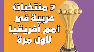 7 منتخبات عربية في أمم أفريقيا لأول مرة |إنفوجراف