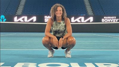 ميار شريف تودع بطولة أستراليا المفتوحة للتنس من الدور الأول