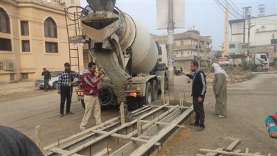  محافظ الجيزة بتابع مشروعات رصف الطرق|صور وفيديو