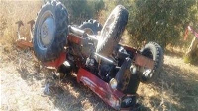 التحقيق في انقلاب صندوق جرار على شاب بالعياط 