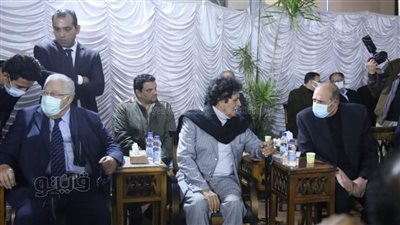 يسرا وإيناس الدغيدي في عزاء هالة رجائي عطية | فيديو صور 