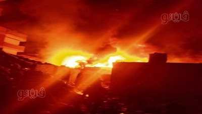 اندلاع حريق في مصنع بالسلام والحماية المدنية تدفع بـ 5 سيارات إطفاء