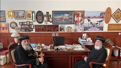 البابا تواضروس يتلقى تقريرا عن الخدمة في إيبارشية سيناء الجنوبية