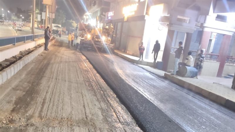 رصف شارع الجلاء بأسيوط،فيتو