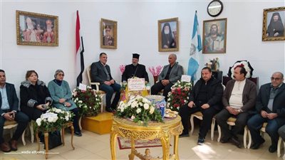 مدير تعليم دمياط يهنئ كنيسة الروم الأرثوذكس بعيد الميلاد المجيد