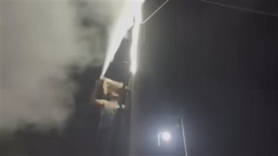 شهامة شاب تنقذ قرية الحصاينة بالدقهلية من كارثة محققة