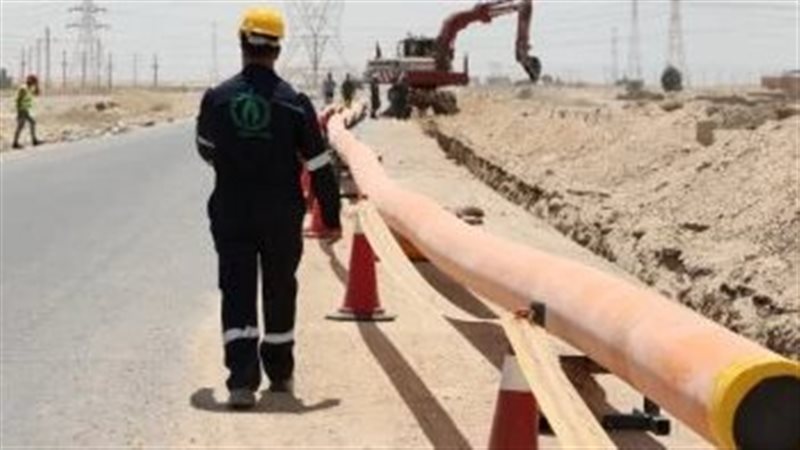توصيل الغاز لقرى