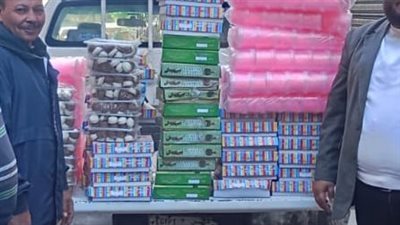 حملة تموينية بالفيوم تضبط 1164 قطعة حلويات فاسدة 