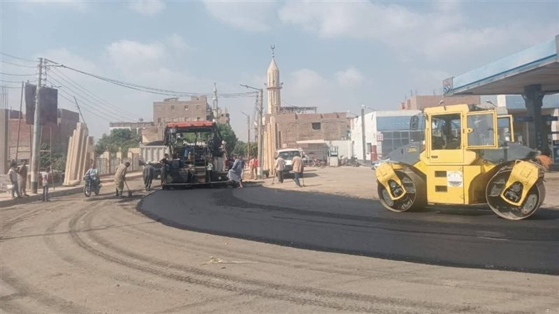 مشروعات الرصف بأسيوط،