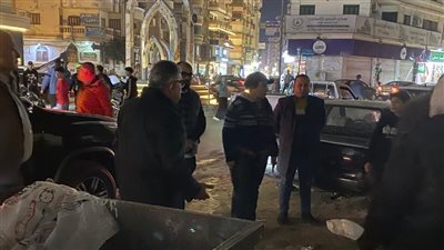 محافظ الدقهلية في جولة تفقدية ليلية بشوارع المنصورة