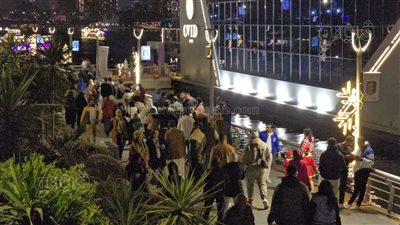 زحام في ممشى أهل مصر للاحتفال بليلة رأس السنة (فيديو وصور)