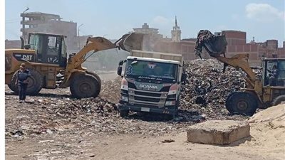وحدة التدخل السريع بالشرقية ترفع 159 ألف طن قمامة ومخلفات في 2025