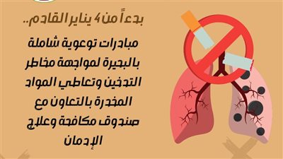 مبادرات توعوية شاملة بالبحيرة لمواجهة مخاطر التدخين وتعاطي المواد المخدرة