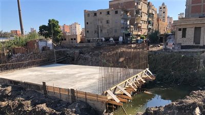 محافظ الدقهلية يتفقد أعمال إنشاء كوبري 