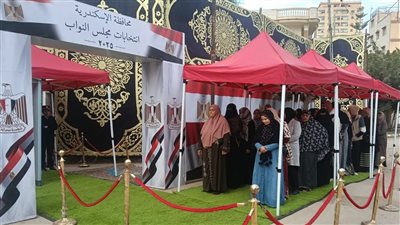 توافد السيدات على لجان عزبة الرحمانية بدائرة المنتزه بالإسكندرية 