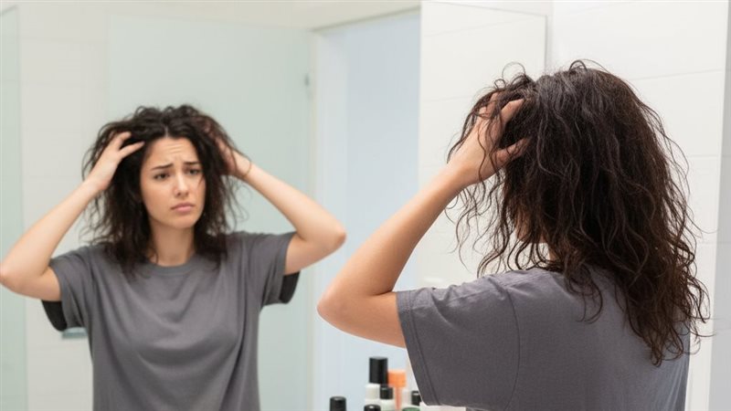 العناية بالشعر الجاف