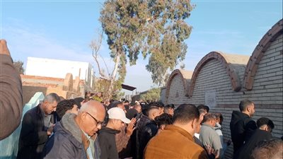 قتله بدافع الغيرة، تشييع جثمان الطالب ضحية صديقه بالقليوبية