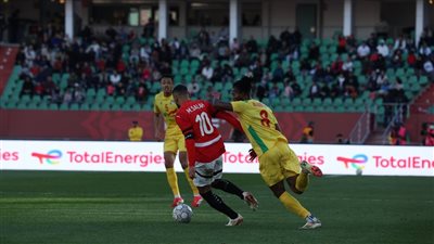 مصر وبنين يتجهان للوقت الإضافي بعد التعادل 1/1   