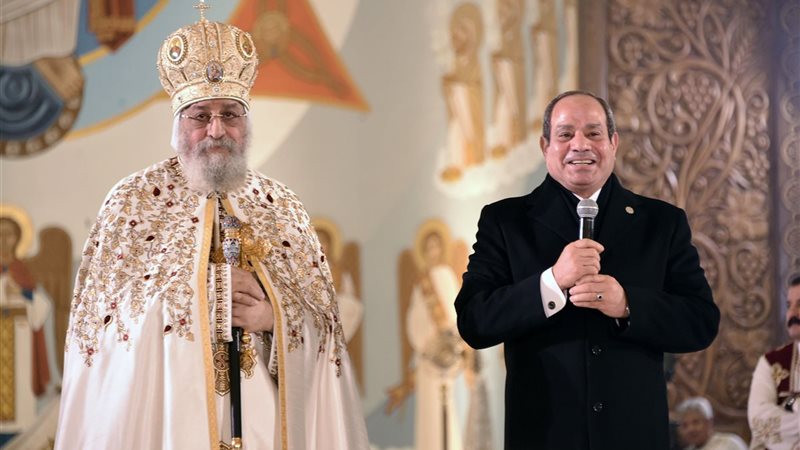 الرئيس السيسي والبابا