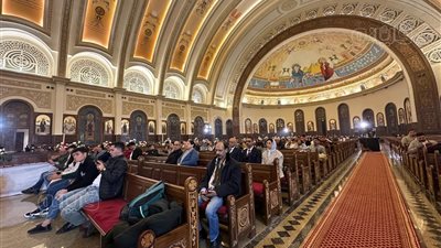 صلاة وترانيم، احتفالات عيد الميلاد المجيد بكاتدرائية العاصمة الإدارية (فيديو وصور)