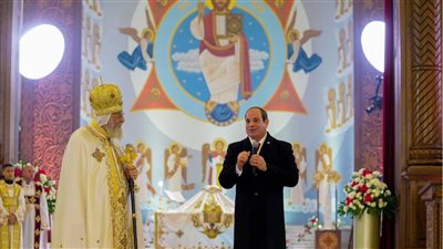  من كاتدرائية ميلاد المسيح، 10 رسائل مهمة من السيسي للمصريين 