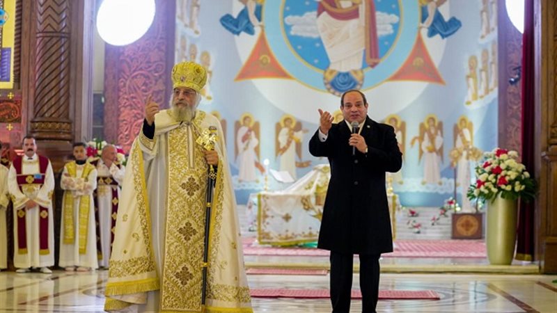 الرئيس السيسي والبابا