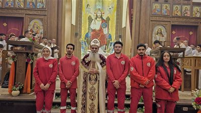 الهلال الأحمر يشارك في التأمين الطبي لاحتفالات الكنائس بعيد الميلاد المجيد 