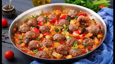 طريقة عمل الكفتة بالباذنجان من الشيف نادية السيد