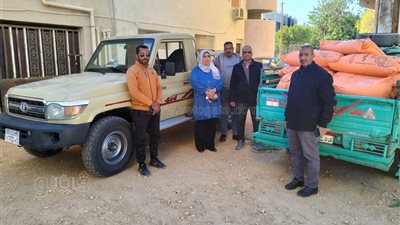 ضبط سيارة محملة بأسمدة مهربة قبل بيعها في السوق السوداء بالوادي الجديد