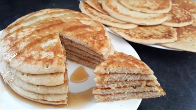 طريقة عمل بان كيك الشوفان بالجزر والتفاح، فطار صحي للأطفال بدون سكر