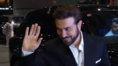 ماجد المهندس يصل مسرح حفله في دبي (فيديو)