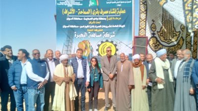 وزيرا التخطيط والزراعة ومحافظ أسوان يتفقدون مشروع وادي الصعايدة بإدفو (صور)