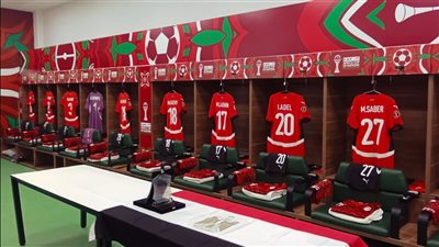 شاهد، غرفة ملابس منتخب مصر قبل مواجهة كوت ديفوار بأمم إفريقيا 