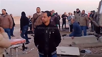 مصرع وإصابة 28 عاملا، تفاصيل حادث انقلاب أتوبيس العاشر من رمضان بالشرقية