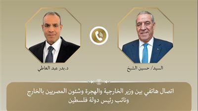 عبد العاطي يبحث مع نائب الرئيس الفلسطيني سبل الانتقال للمرحلة الثانية من خطة ترامب