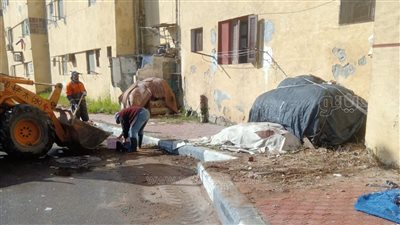 أعمال اللاندسكيب وطفرة تجميلية، استمرار تطوير منطقة مساكن الحزب ببور فؤاد (صور)