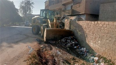 رفع 66 طنًا من المخلفات في حملة بقرى أبنوب بأسيوط