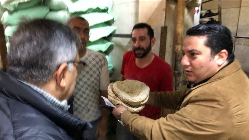 تفقد المخابز بالدقهلية،