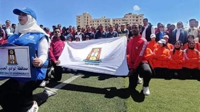 لجنة المسابقات تتفقد الملاعب استعدادًا لأولمبياد المحافظات الحدودية بالوادي الجديد