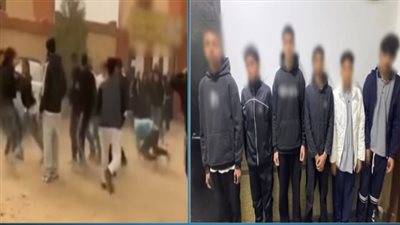 ضبط 6 طلاب في مشاجرة أمام مدرسة بالجيزة