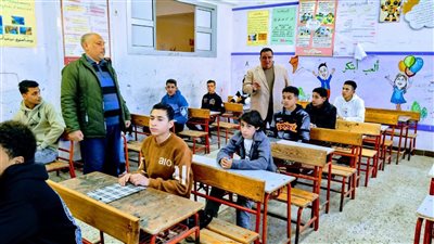 انتظام 599 لجنة في أول أيام امتحانات الشهادة الإعدادية بالدقهلية (صور)