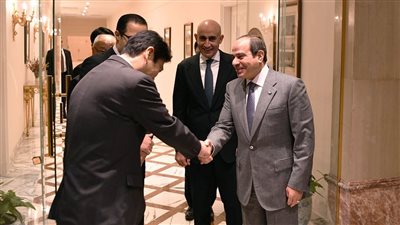  تأهيل المعلمين المصريين لتدريس اللغة والمناهج اليابانية، تفاصيل لقاء السيسي ووزير التعليم الياباني (صور) 