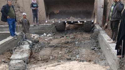  إزالة 6 حالات تعد على الأراضي الزراعية بالشرقية 