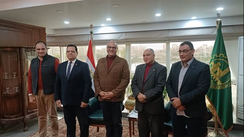 محافظ القليوبية لقاء